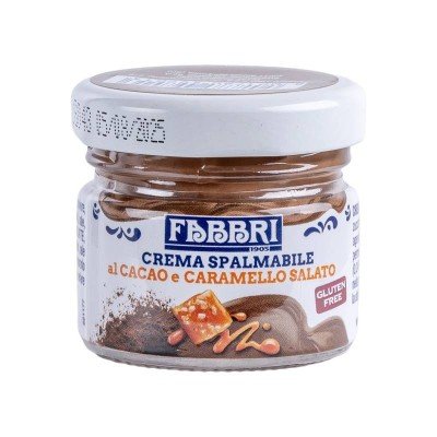 30g Crema Spalmabile Cacao e Caramello Salato Fabb ri