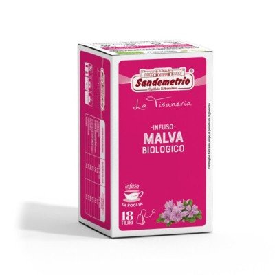 18 Filtro Monodose Infuso Erbe Malva Bio Sandemetr io