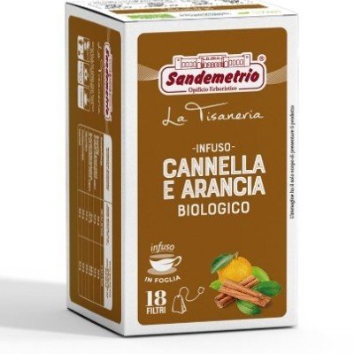 18 Filtro Monodose Infuso Cannella e Arancia Bio S andemetrio