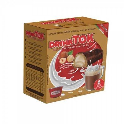 8 Drink Tok Wafer Nocciolato Barbaro Dolce Gusto