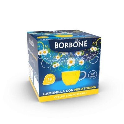 18 Camomilla con Melatonina Borbone Cialde 44mm