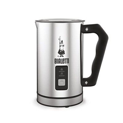 1 Cappuccinatore Milk Frother MK01 in acciaio cald o freddo Bialetti