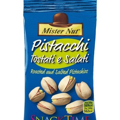 Pistacchi Tostati e Salati 25 Gr. NewFactor