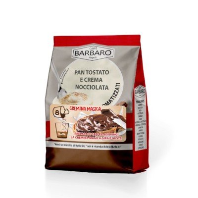 8 Pan Tostato e Crema Nocciolata - Cremina Magica Barbaro