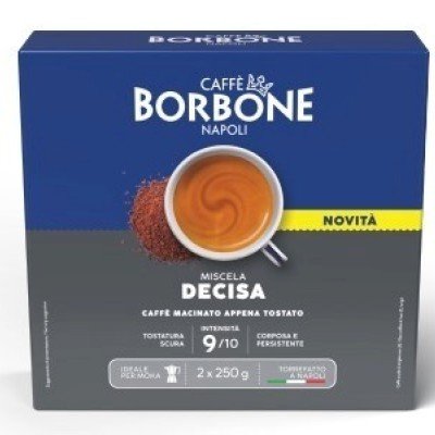 1 Caffè Macinato Miscela Decisa 2x250g Borbone